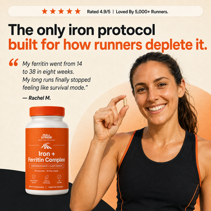 The Runner's #1 Iron & Ferritin Support Stack (Support Healthy Iron Levels in 30 Days)