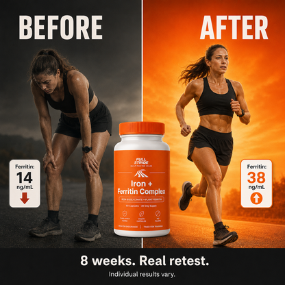 The Runner's #1 Iron & Ferritin Support Stack (Support Healthy Iron Levels in 30 Days)