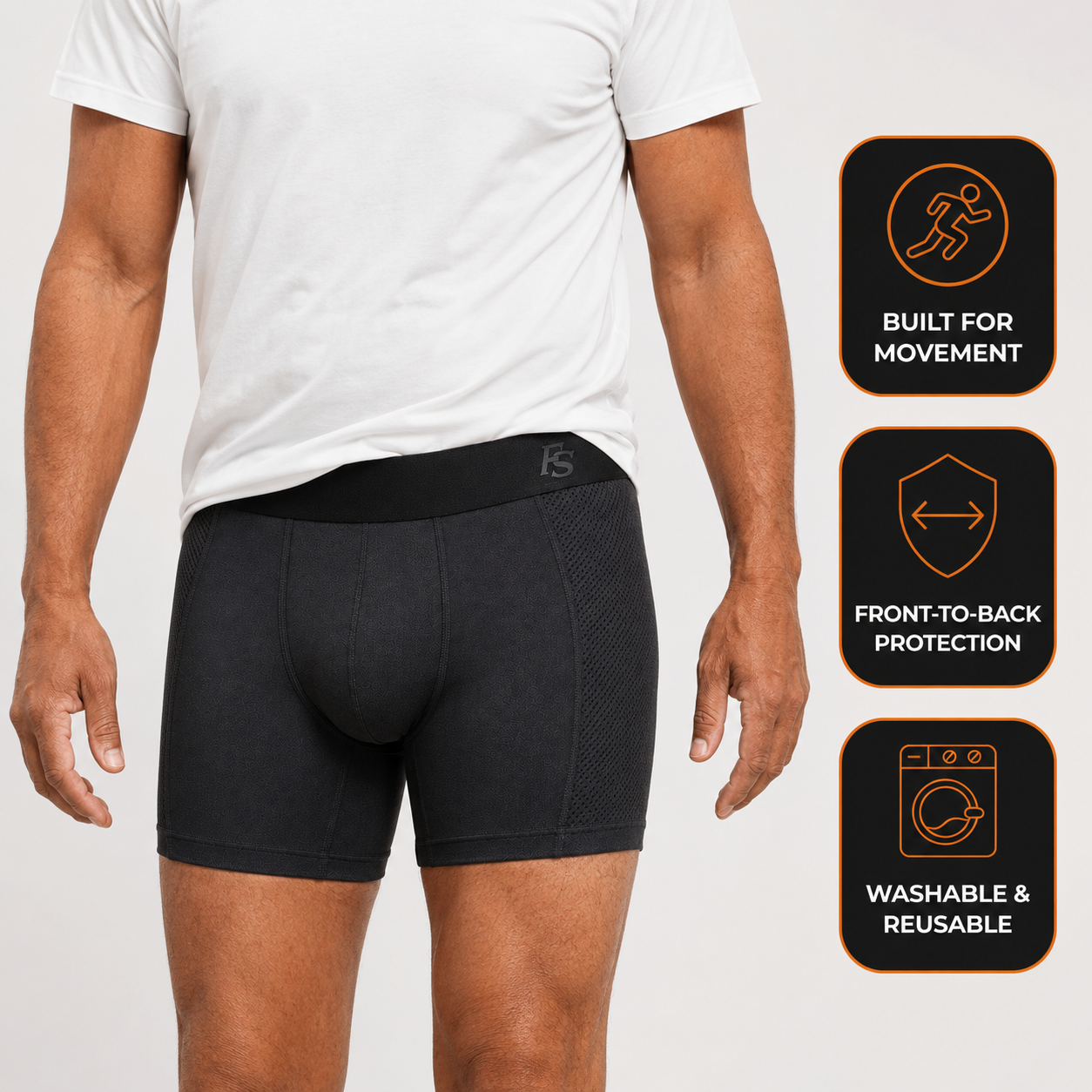 FullStride™ Protection Built for Movement, Not Just Sitting Still