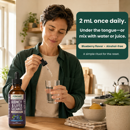 Afterwell Complete Liver & Kidney Support To Reset Energy And Vitality